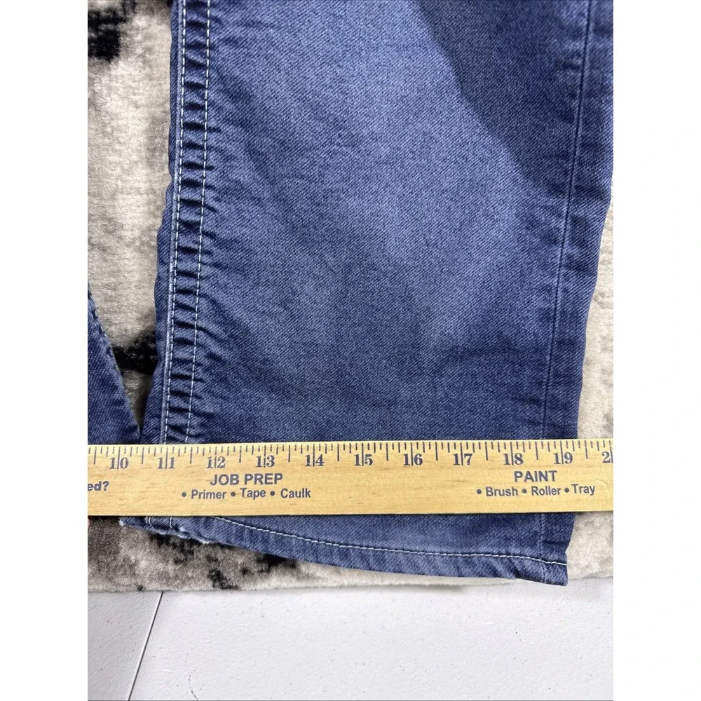True Religion Jeans‎ Mens 42x32 Distressed Ripped Destroyed Stretch Skate Punk